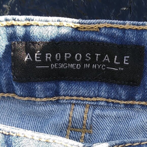 Aeropostale Denim Shorts Midi - 2 Reg / Normal - Picture 5 of 14